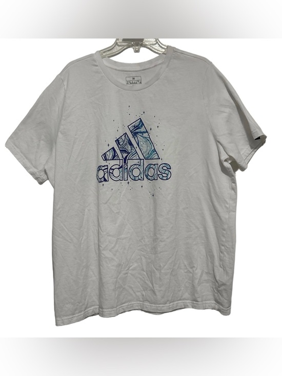 adidas Tops - 100% Cotton Adidas White Short Sleeve Tee